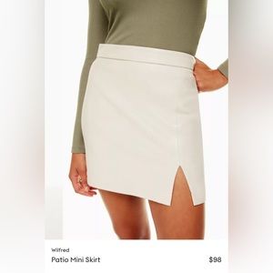 Aritzia Wilfred Patio Mini-Skirt (Size: 4)